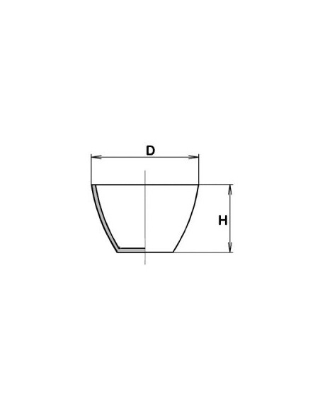 Kelímek spalovací nízký