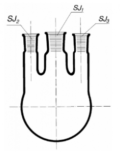 Banka destilační s guľatým...