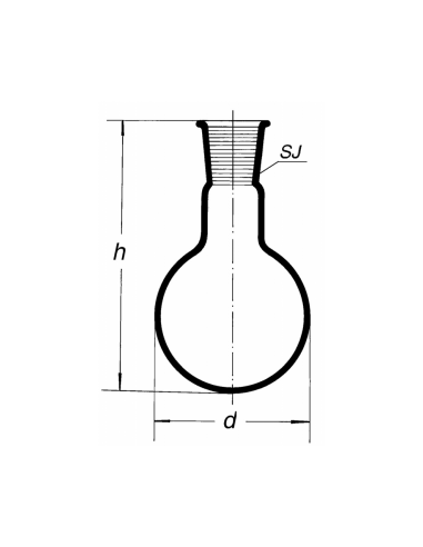 Baňka s kulatým dnem, NZ, SIMAX