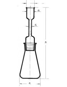 Baňka na stanovení koncentrace emulze, SIMAX