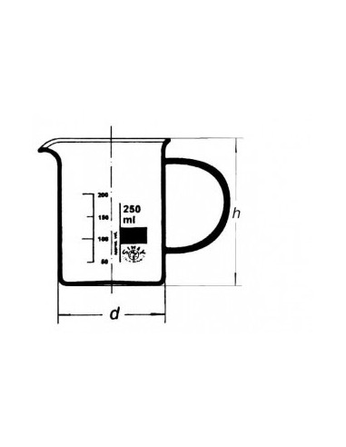 Kadička nízká s uchem a výlevkou, SIMAX