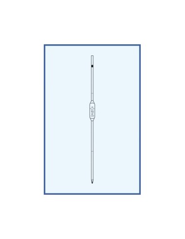 Pipeta nedělená, tř. AS, 2 rysky, rozšířené provedení