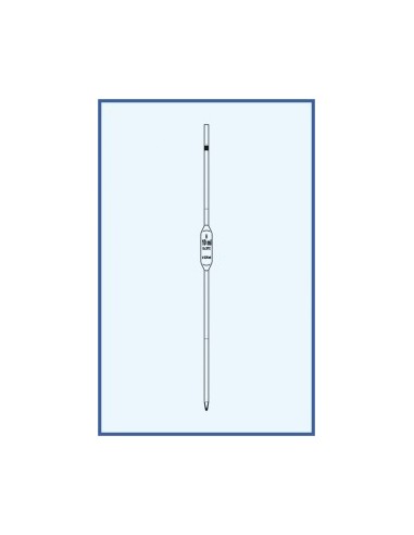 Pipeta nedělená, tř. B, 2 rysky, rozšířené provedení