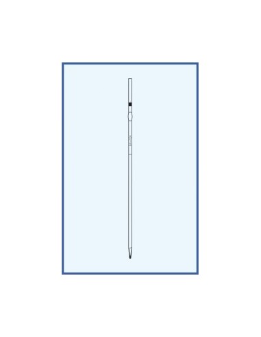 Pipeta nedělená, tř. AS, 1 ryska, bezpečnostní banička