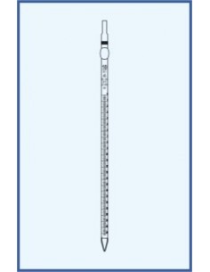 Pipeta dělená, tř. AS, úplný výtok, bezpečnostní banička