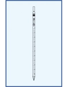 Pipeta dělená, tř. B, částečný výtok