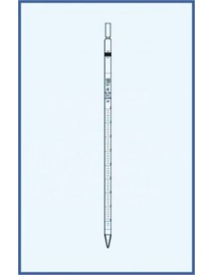 Pipeta dělená, tř. AS, částečný výtok