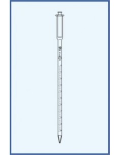 Pipeta dělená, tř. B, s pístem