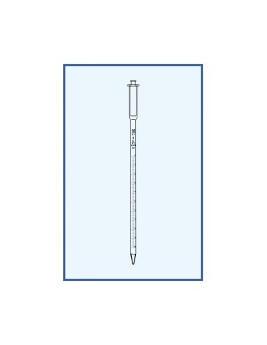 Pipeta dělená, tř. B, s pístem