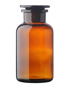 prachovnice, šir.hnědá se zátkou