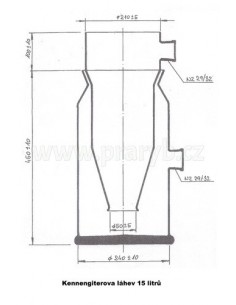 láhev Kenengiterova 15 l