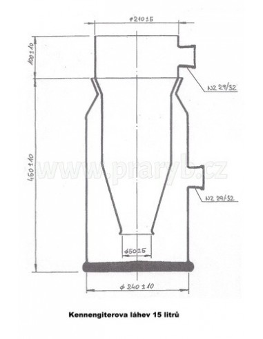láhev Kenengiterova 15 l