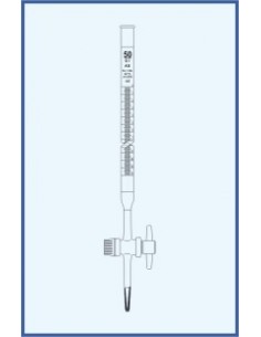 Byreta, tř. AS, se Schellbachovým pruhem, přímý kohout, teflonové kladívko