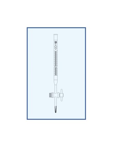 Byreta, tř. AS, se Schellbachovým pruhem, přímý kohout, teflonové kladívko