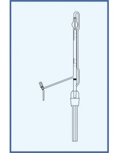 Byreta automatická dle Pelleta, tř. AS, se Schellbachovým pruhem, teflonový ventil