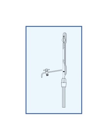 Byreta automatická dle Pelleta, tř. AS, se Schellbachovým pruhem, výpustný kohout, teflonové kladívko