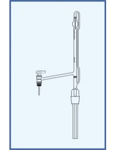 Byreta automatická dle Pelleta, tř. B, boční kohout, boční skleněné kladívko