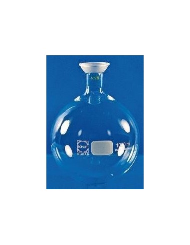 Banka s guľatým dnom a guľovým zábrusom