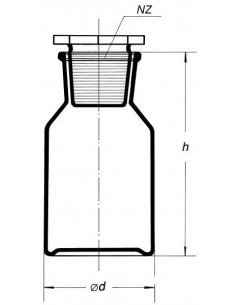 Fľaša širokohrdlá...