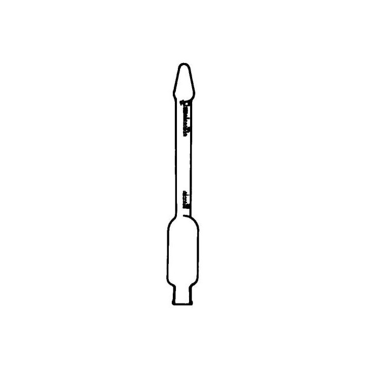 Butyrometer podľa Kohlera - Funkeho, na smotanu 5 ml, SIMAX