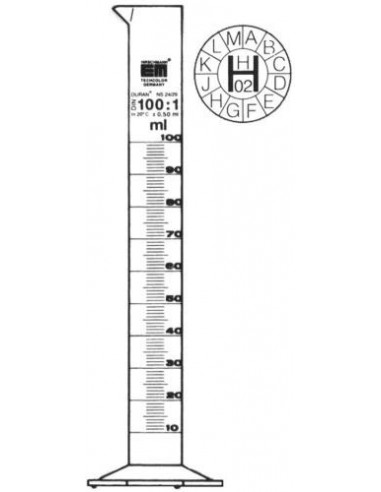 Valec odmerný vysoký, tr. presnosti...