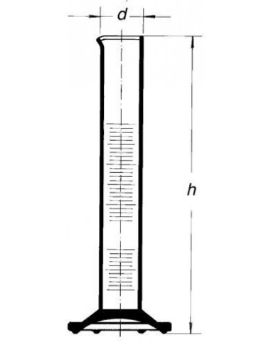 Valec odmerný vysoký, tr. presnosti...