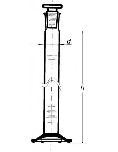 Valec odmerný s NZ, trieda presnosti A