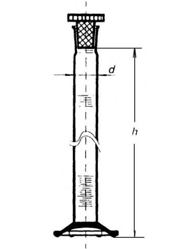 Valec odmerný s NZ, trieda presnosti A