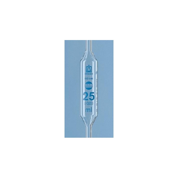 Pipeta nedelená BLAUBRAND®, trieda presnosti AS