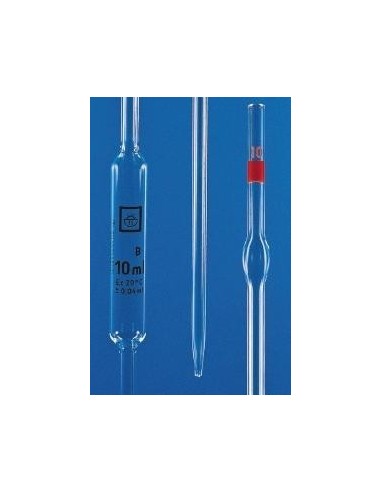 Pipeta nedelená, trieda presnosti B
