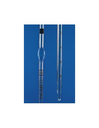 Pipeta delená, trieda presnosti B