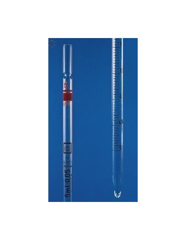 Pipeta delená, trieda presnosti B