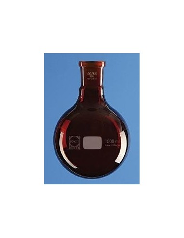 Banka s guľatým dnom a NZ, hnedá