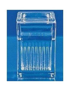 Dóza na mikrosklá s viečkom