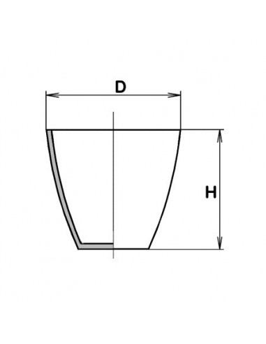 Kelímek spalovací střední