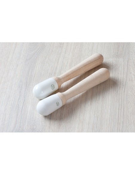 Tlouček třecí se dřevěnou rukojetí drsný, délka 155 mm