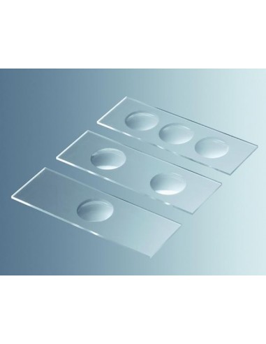 Mikrosklo podložné s jamkami