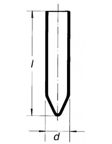 Skúmavka centrifugačná so špicatým...
