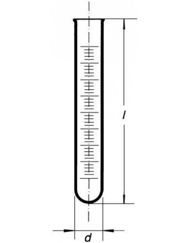 Skúmavka centrifugačná s guľatým dnom