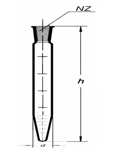 Skúmavka centrifugačná kónická