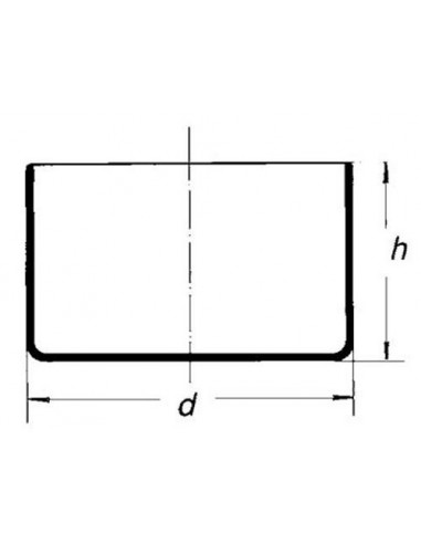 Miska kremenná kryštalizačná bez výlevky