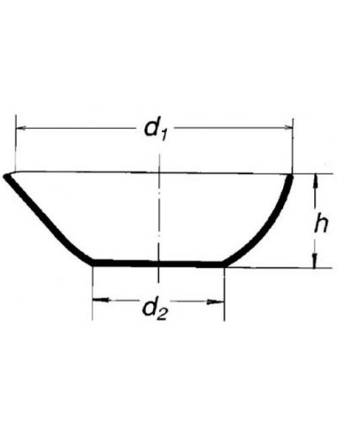 Miska kremenná odparovacia s výlevkou