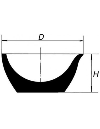 Miska trecia, porcelánová